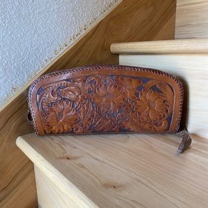 Vintage western clutch tooled